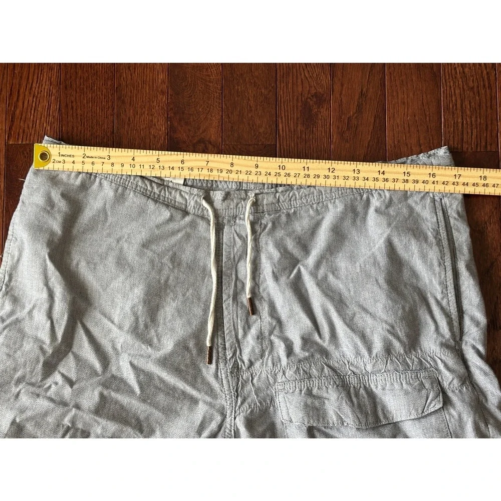 Billy Reid MSL-ALA Grey Board Shorts Mens Small 34 Cargo Made in USA